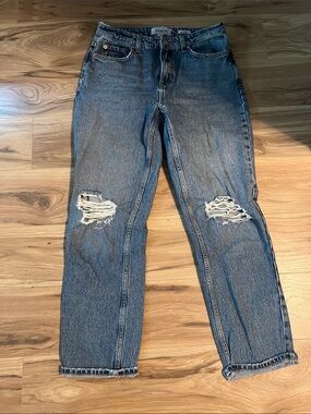 Hanya Womens Distressed Jeans